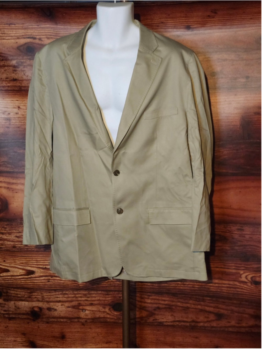 Men's Territory Ahead Sport Coat Blazer Beige Brown Size 48R